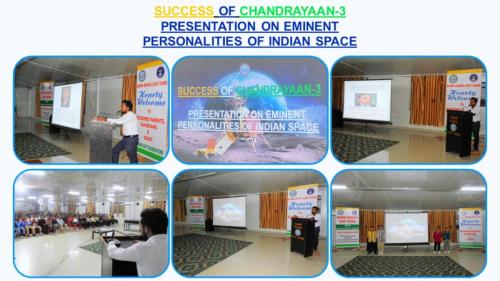 Presentaion on Eminrnt Personalities of Indian Space, 13 October 2023